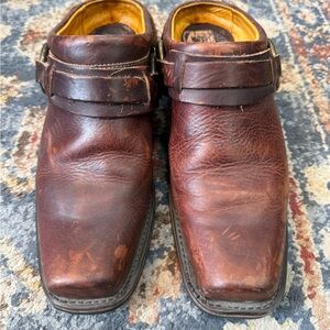 Frye Dark Brown Leather Loafers